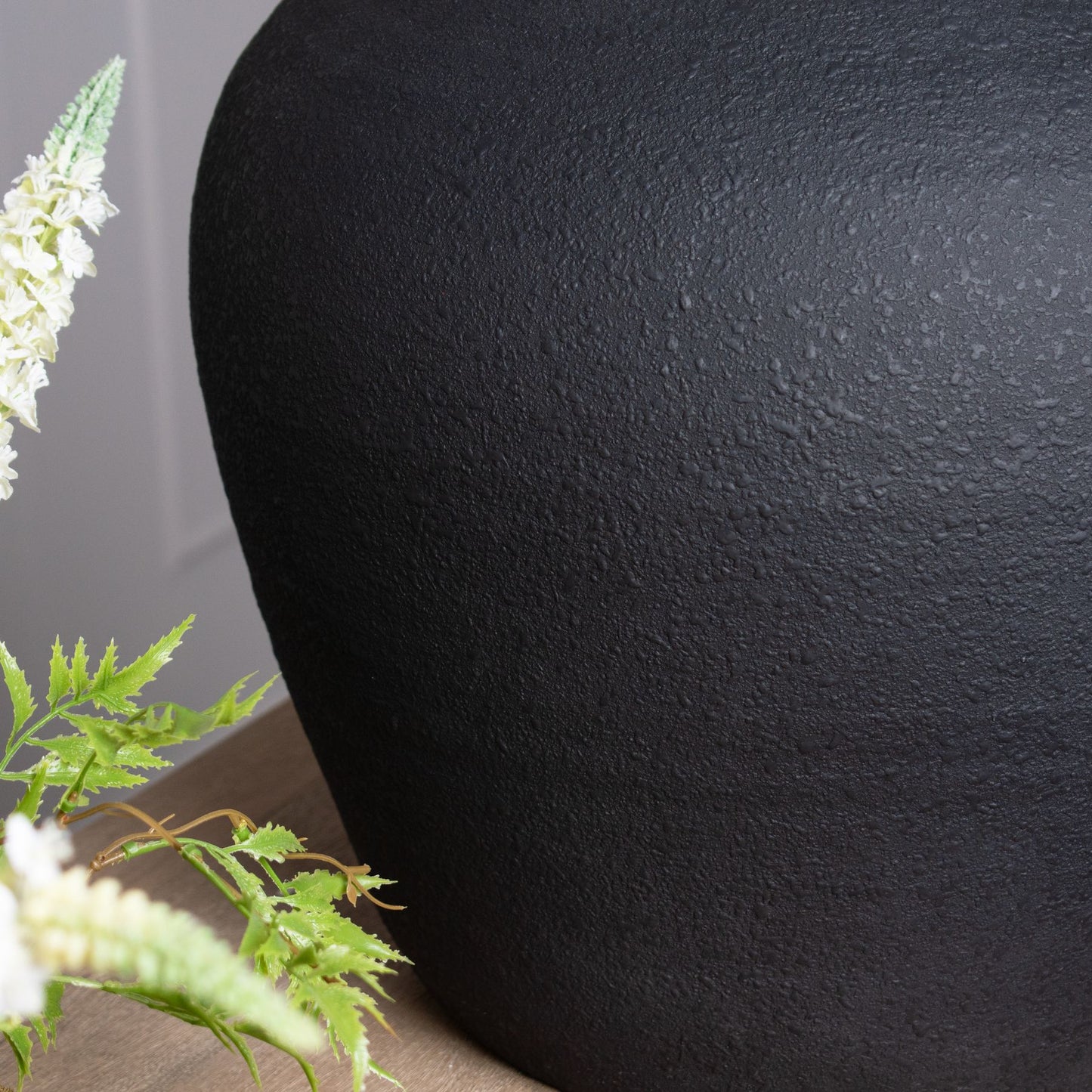 Matt Black Astral Vase - Ornaments