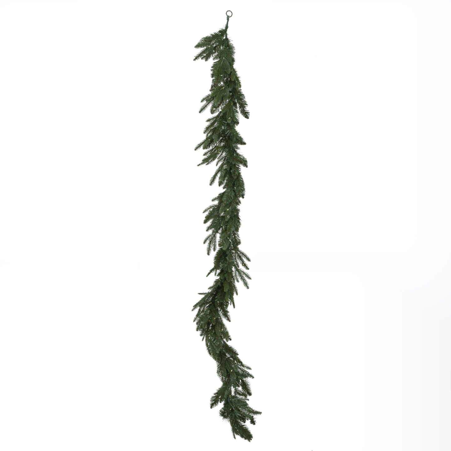 Green Pre-Lit Woodland 200 Led Fir Christmas Garland - Christmas Wreaths & Garlands
