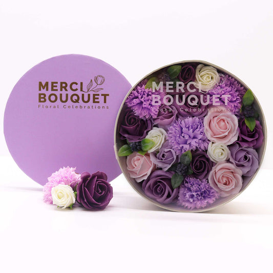 Round Box - Lavender Rose & Carnation - Image round-box--lavender-rose--carnation-sfbx-07