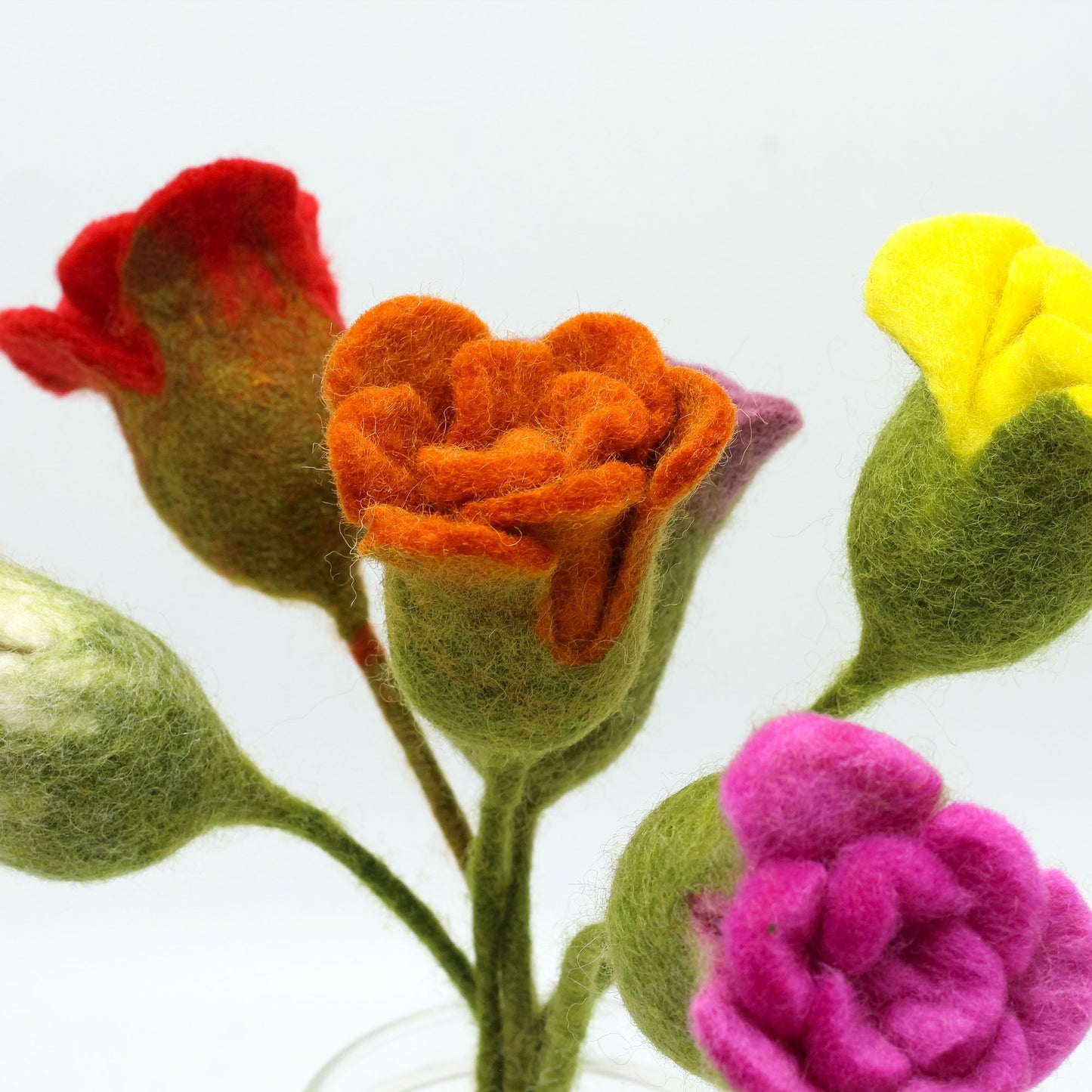 Felt Flowers - Roses (assorted colours) - Image felt-flowers--roses-assorted-colours-ffow-01