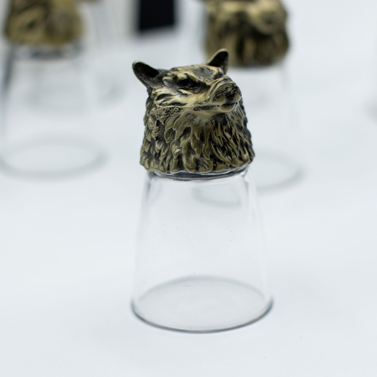 Gift Set of 12 Bottom Up Shot Glasses (25ml) - Forest & Mystical Creatures - Antique Bronze - Image gift-set-of-12-bottom-up-shot-glasses-25ml--forest--mystical-creatures--antique-bronze-bbug-01