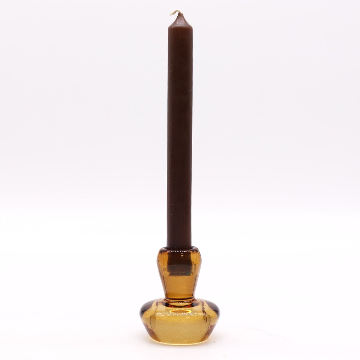Mushroom Flip Dinner Candle / Tealight Holder - Antique Amber - Image mushroom-flip-dinner-candle--tealight-holder--antique-amber-gchd-17
