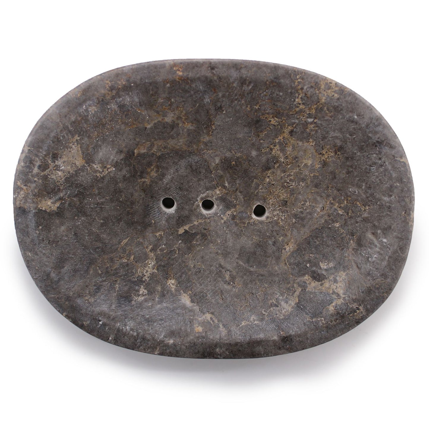 Classic Oval Grey Marble Soap Dish - Image classic-oval-grey-marble-soap-dish-ssd-11