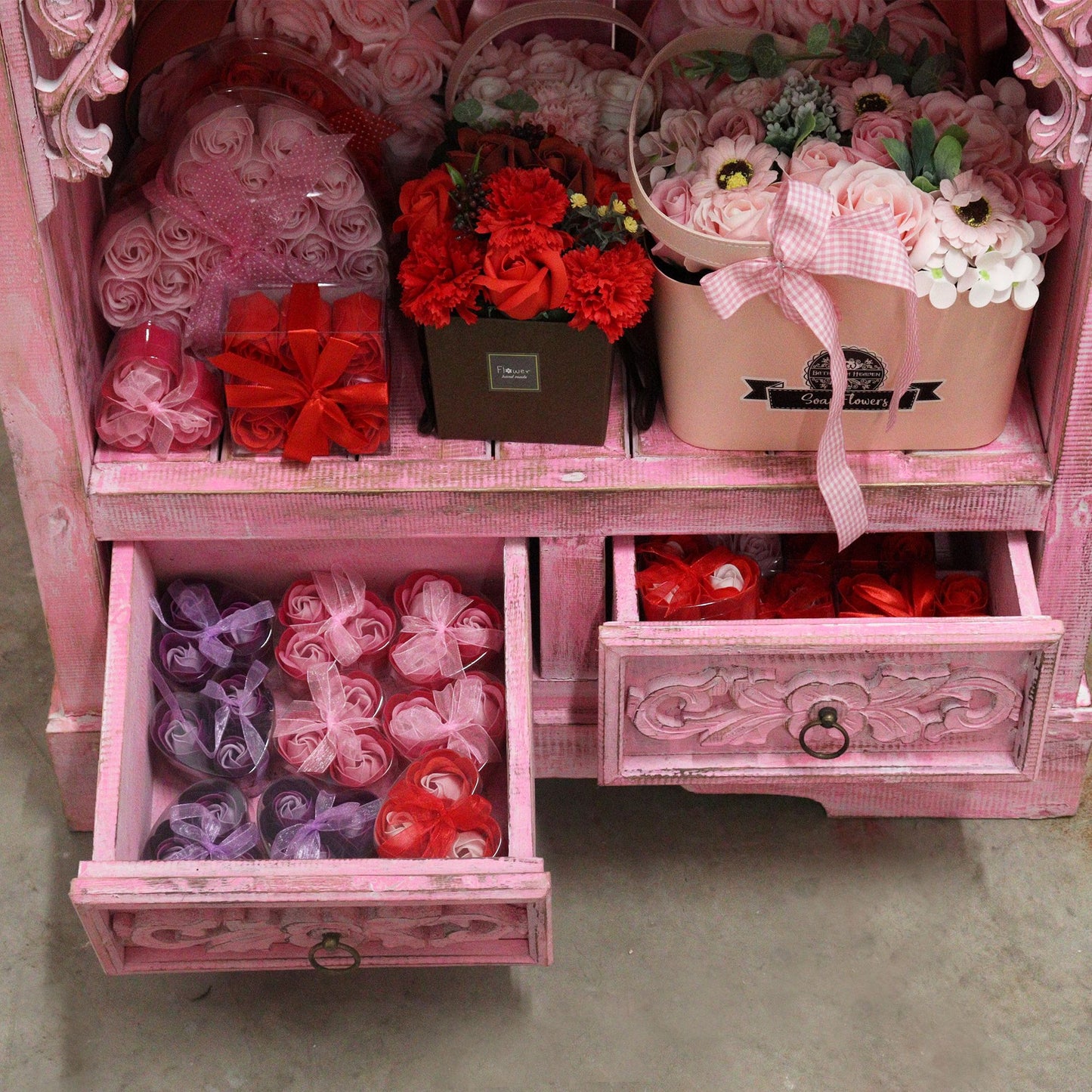 Albasia Bathroom Cabinet - Pinkwash - Image albasia-bathroom-cabinet--pinkwash-bcab-04