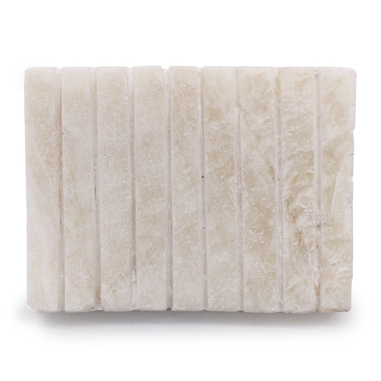 White Onxy Ridged Soap Dish - Image white-onxy-ridged-soap-dish-ssd-03