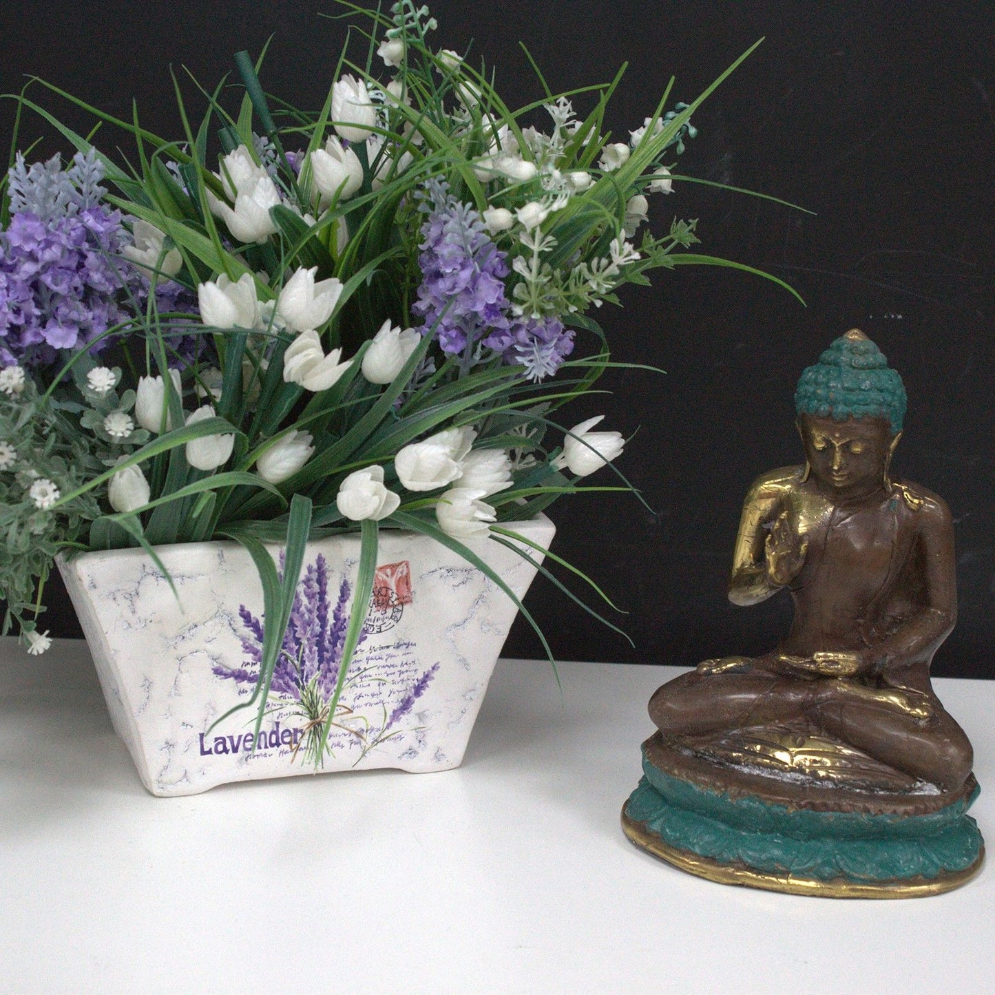 Med Hand Up Sitting Buddha - Image med-hand-up-sitting-buddha-bff-15