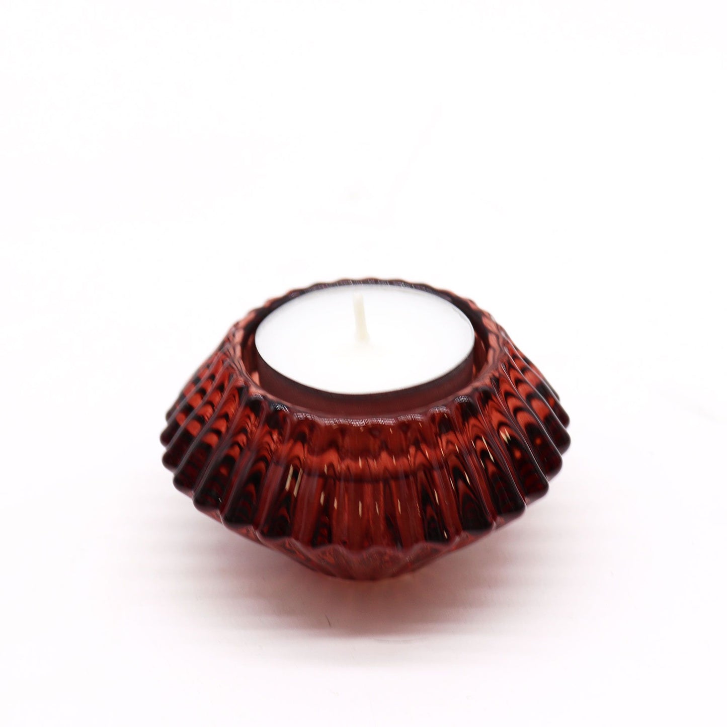 Flower Flip Dinner Candle / Tealight Holder - Vampire Red - Image flower-flip-dinner-candle--tealight-holder--vampire-red-gchd-14