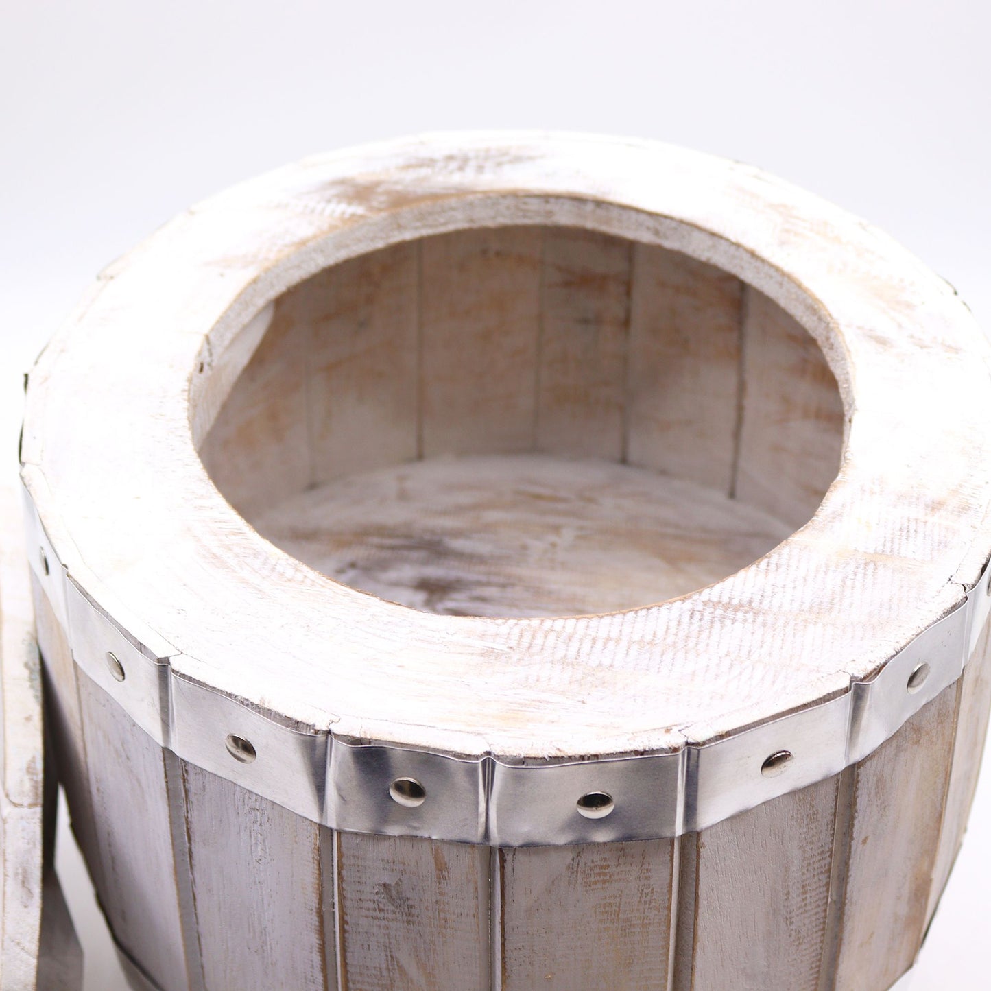 Beer Barrel Stool – Whitewash Wood 38 x 32 cm - Image beer-barrel-stool--whitewash-wood-38-x-32-cm-bts-04