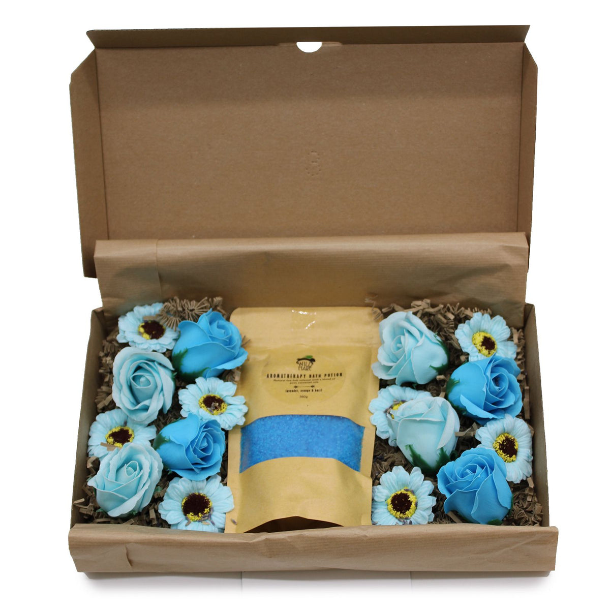 Wild Hare Bath Salt & Soap Flower Gift Set - Total Unwind