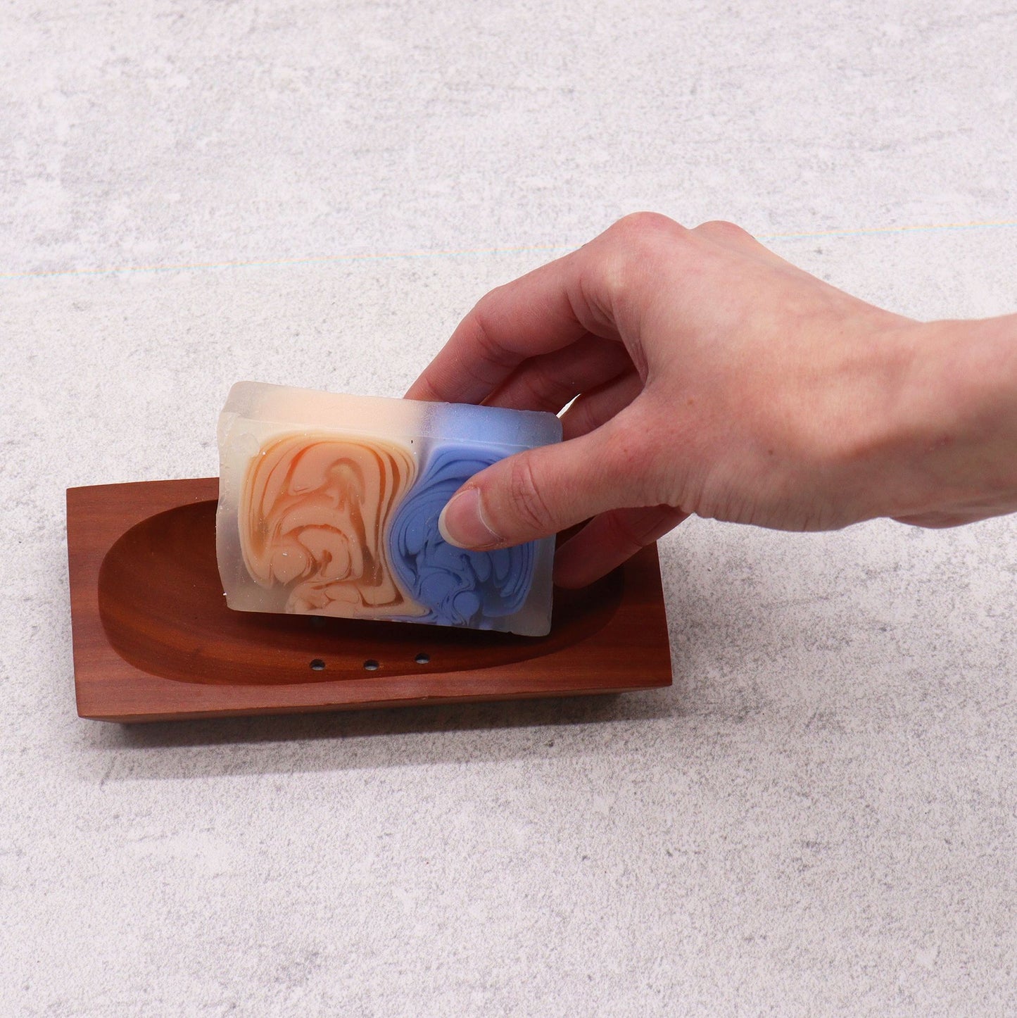 Classic Mahogany Soap Dish - Rectangle - Image classic-mahogany-soap-dish--rectangle-msd-02
