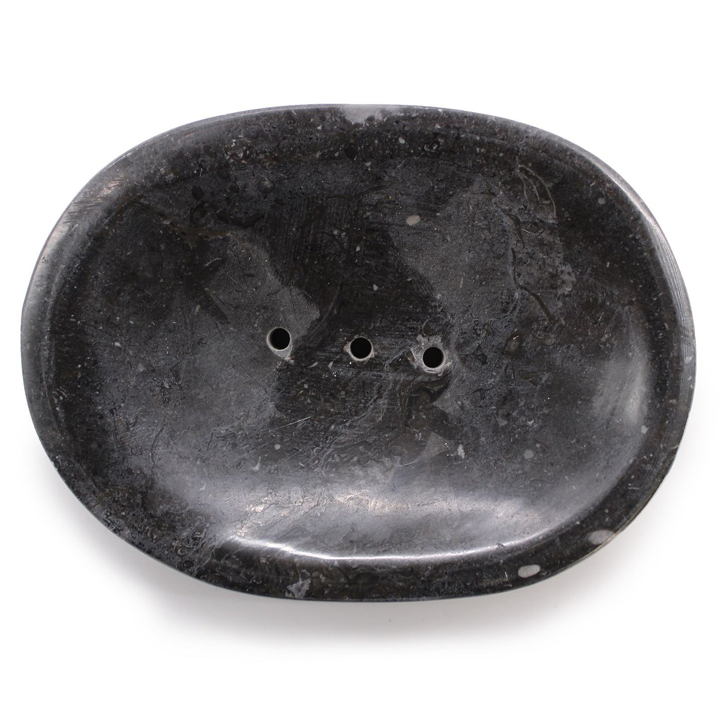 Classic Oval Black Marble Soap Dish - Image classic-oval-black-marble-soap-dish-ssd-12