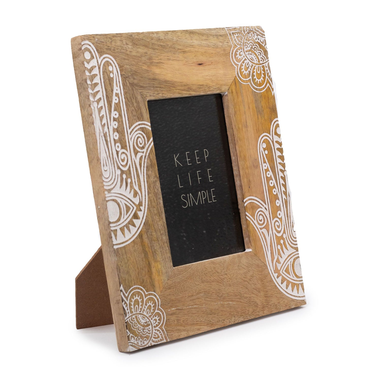 Med Mango Wood Picture Framel (for 10x15cm) 26x20x2cm - Hansa - White - Image med-mango-wood-picture-framel-for-10x15cm-26x20x2cm--hansa--white-mwpf-09