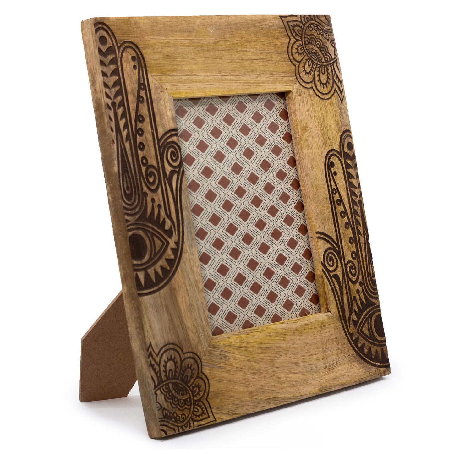 Lrg Mango Wood Picture Frame (for 13x18cm) 28x23x2cm - Hansa - Black - Image lrg-mango-wood-picture-frame-for-13x18cm-28x23x2cm--hansa--black-mwpf-04