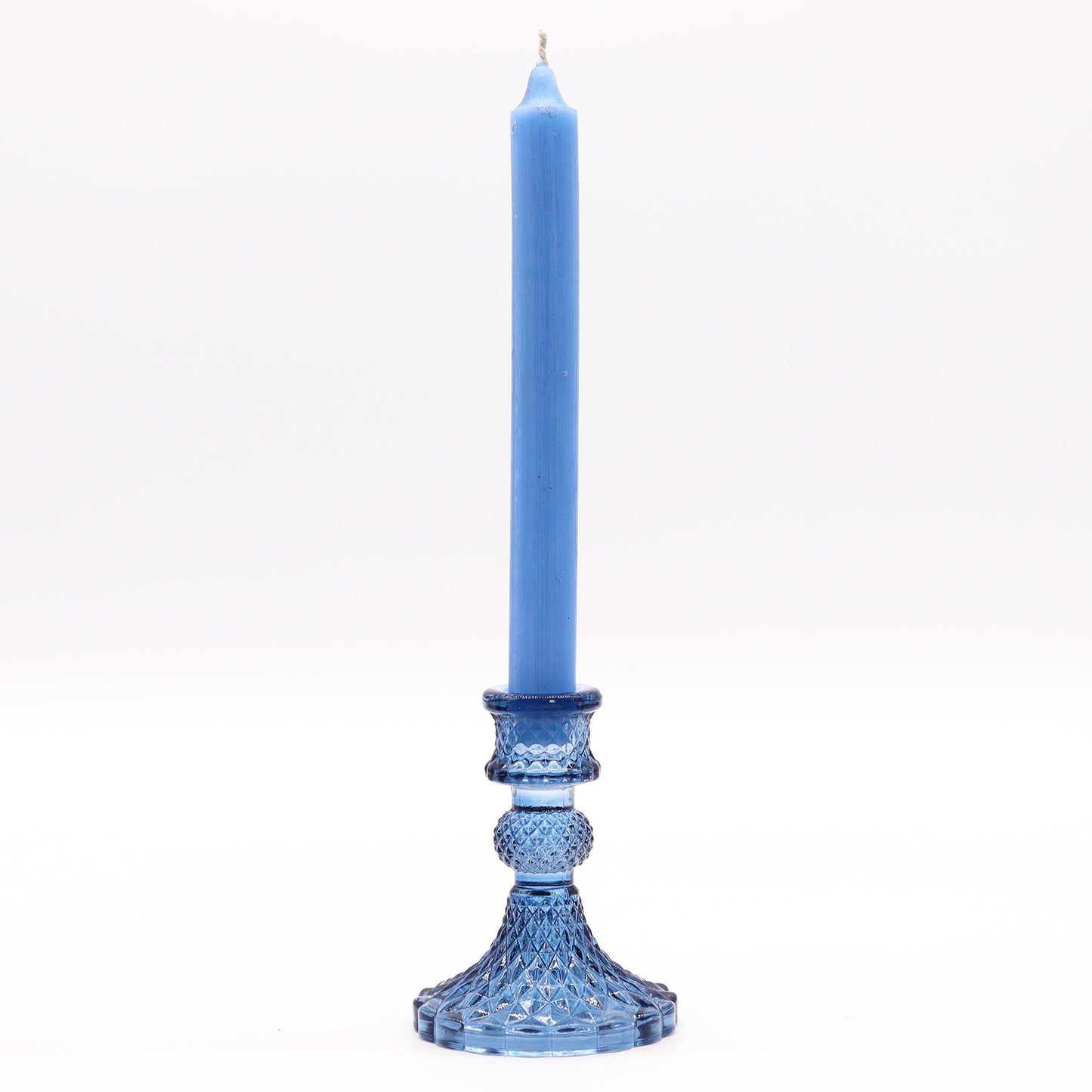 Vintage Dinner Candle Holder - Royal Blue - Image vintage-dinner-candle-holder--royal-blue-gchd-01