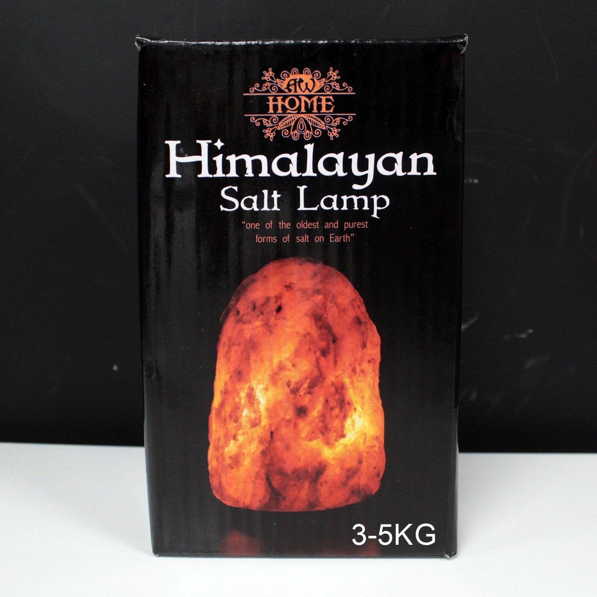 Natural Himalayan Salt Lamp with Base Approx. 3-5kg
