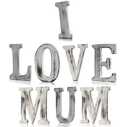 Shabby Chic Letters - I LOVE MUM (8) - Image shabby-chic-letters--i-love-mum-8-ssl-02