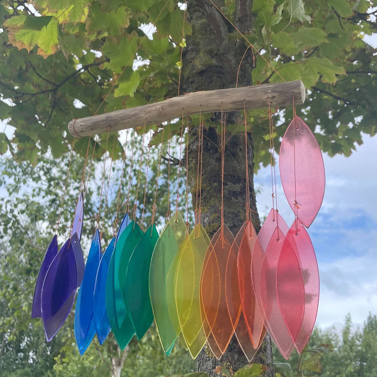 Rainbow Glass Chime - Assorted - Image rainbow-glass-chime--assorted-gwc-10