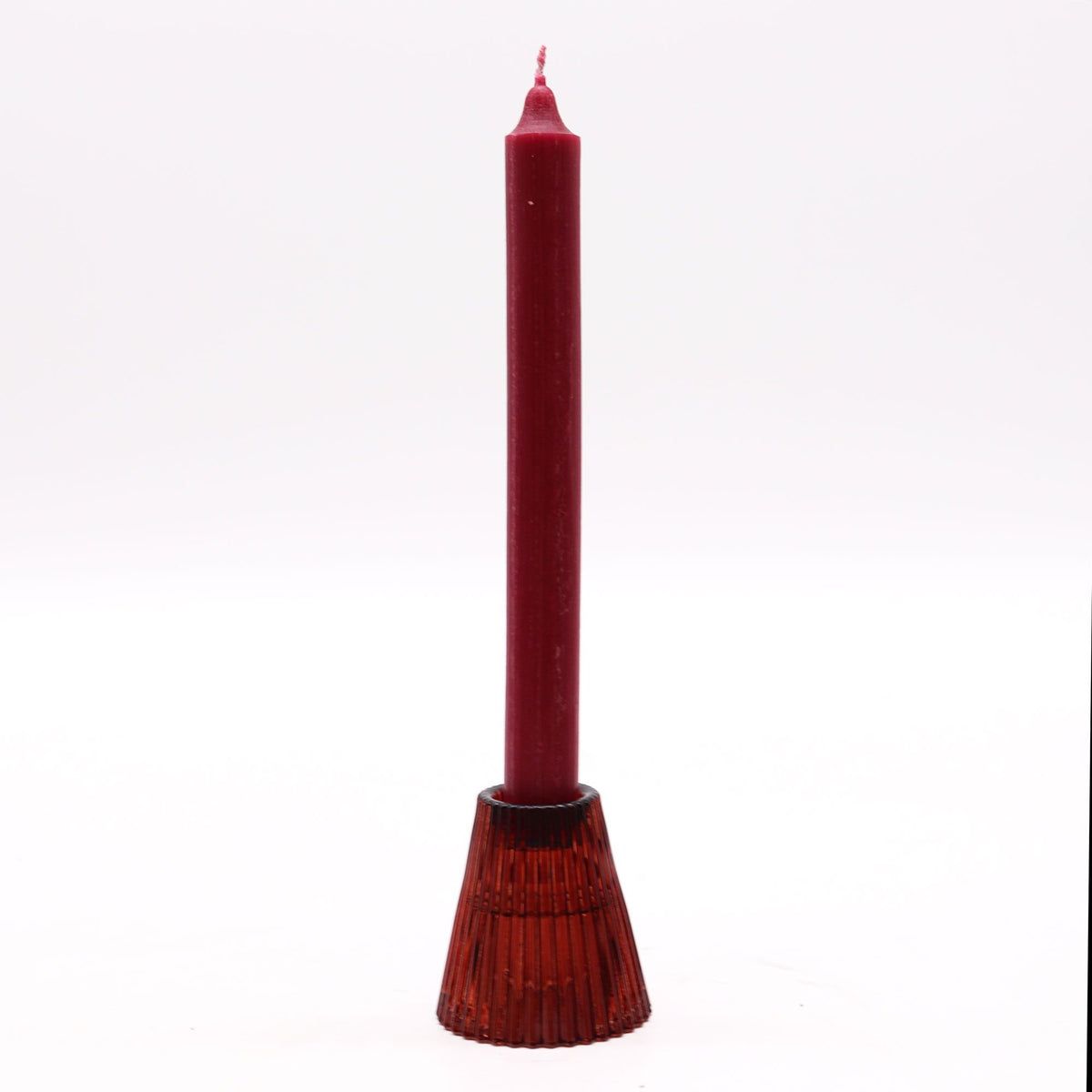 Flip Dinner Candle / Tealight Holder - Vampire Red