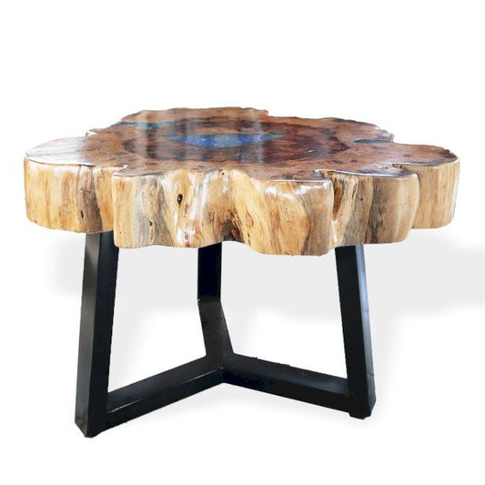 Tamarind and Resin Coffee Table - Sky Blue - Image tamarind-and-resin-coffee-table--sky-blue-rwa-02