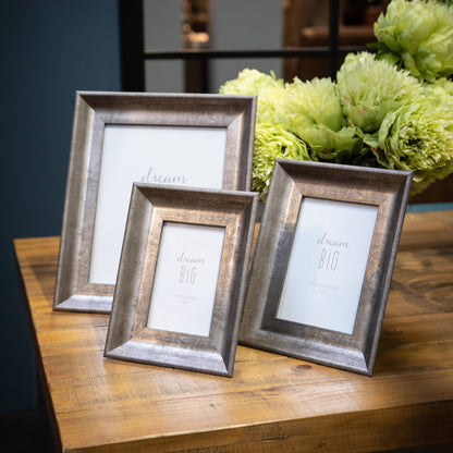 Convex Matt Silver 8X10 Frame - Photo Frames