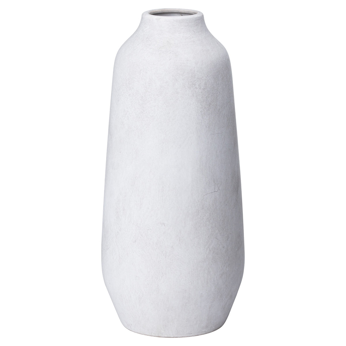 Darcy Ople Tall Vase with a pale tapered ceramic body and narrow neck