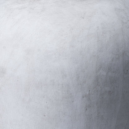 Close-up of the softly mottled stone-effect ceramic surface of the Darcy Stone Vase