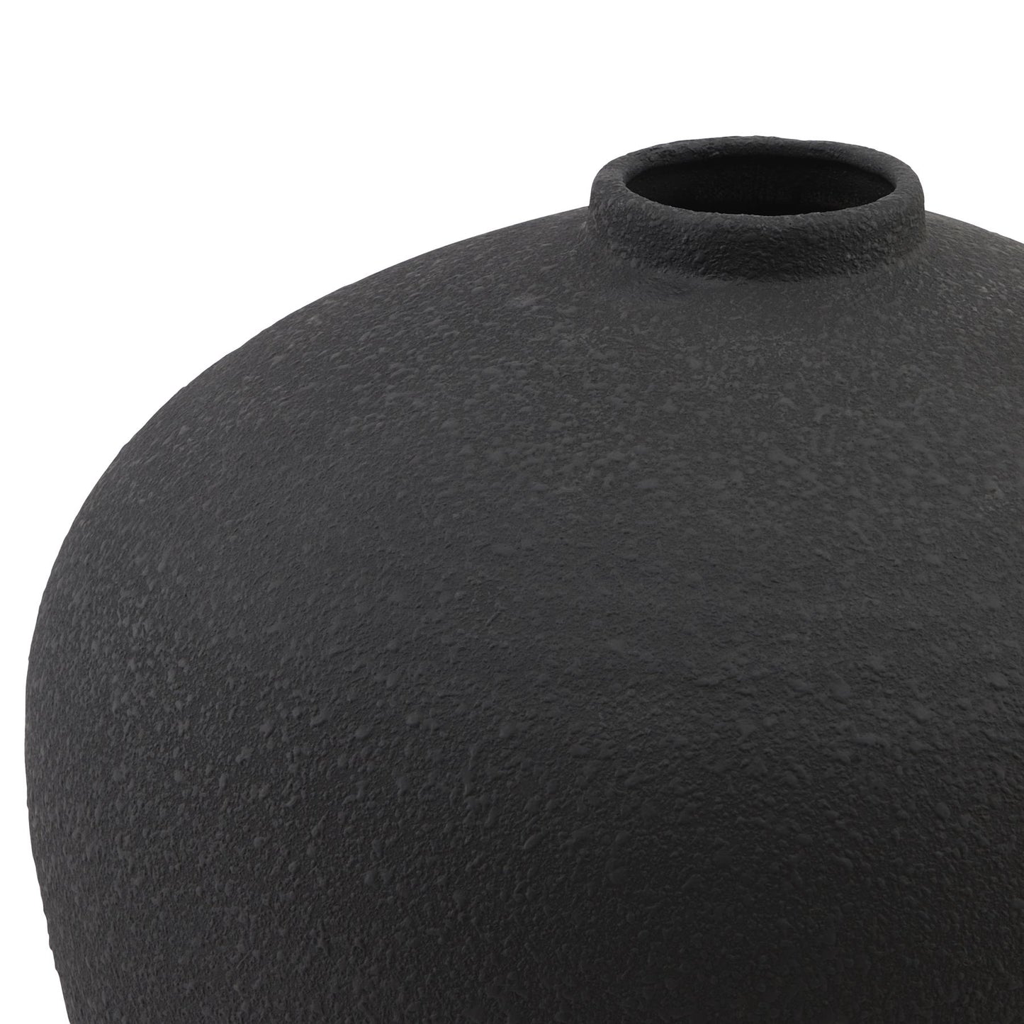 Matt Black Astral Vase - Ornaments