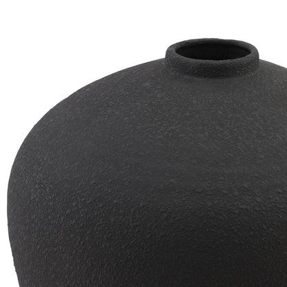 Matt Black Astral Vase - Ornaments