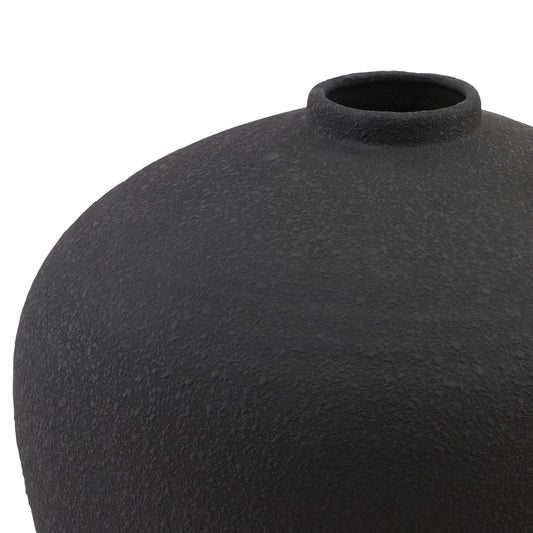 Matt Black Astral Vase - Ornaments