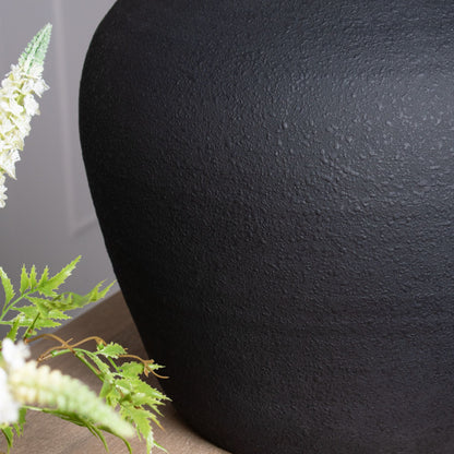 Matt Black Astral Vase - Ornaments