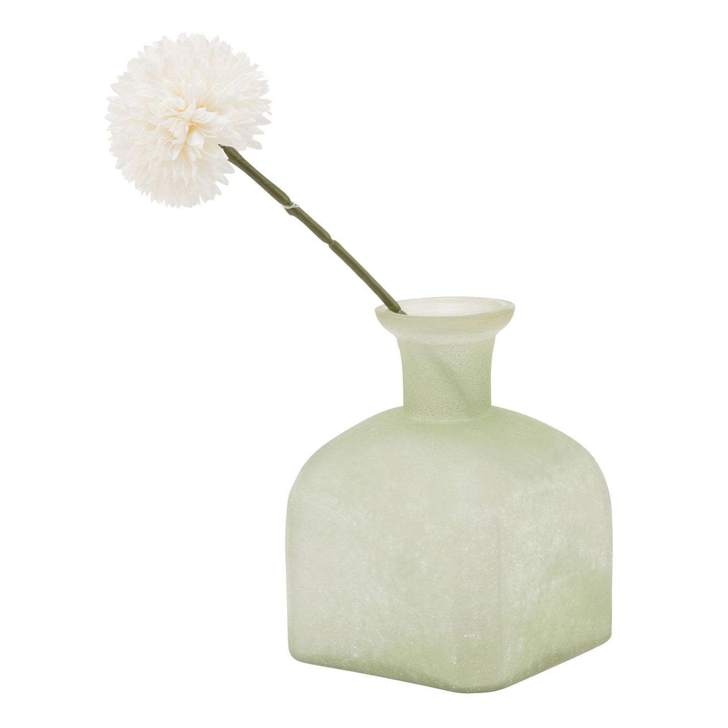 Smoked Sage and Aged Brass Candle Holder Vase - Vases