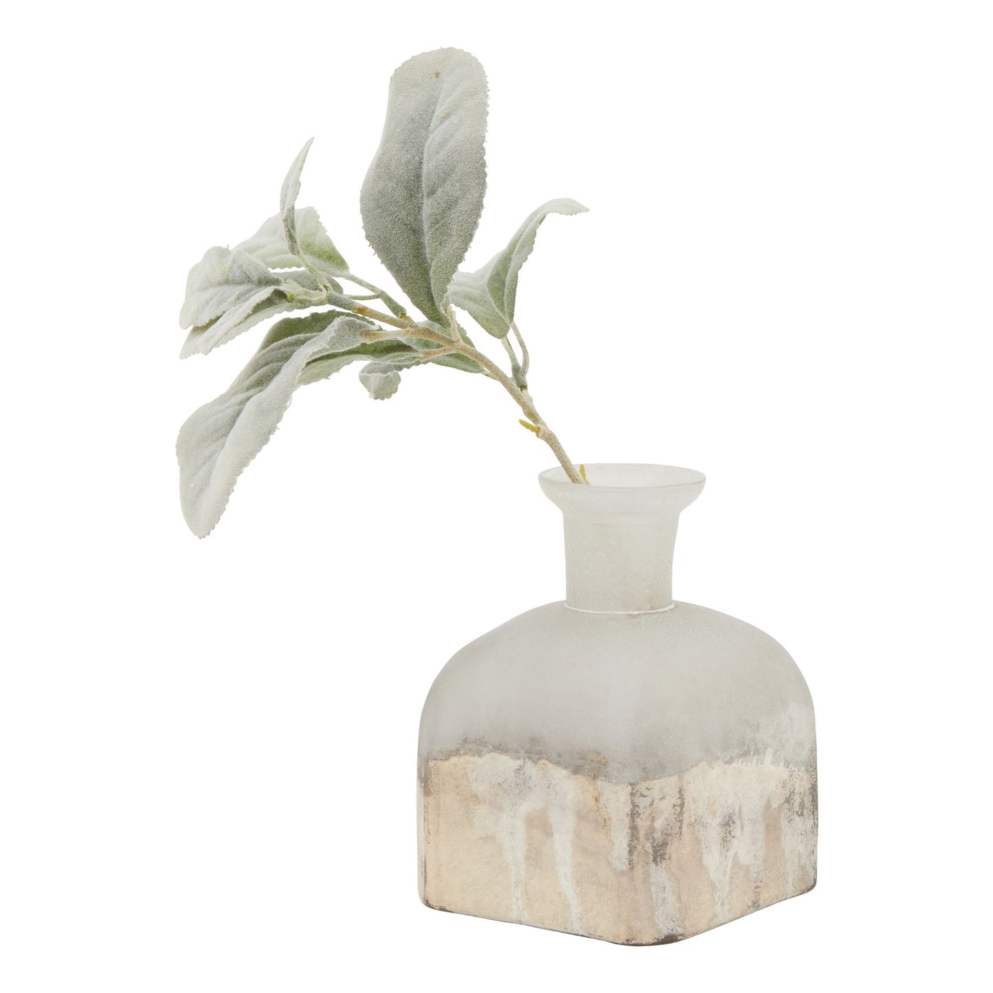Burnished Dipped and Aged Brass Candle Holder Vase - Vases