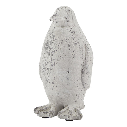 Small Grey Stone Effect Penguin Statue, decorative grey speckled penguin figurine, small animal ornament for home decor UK

Applying description and SEO fields now: