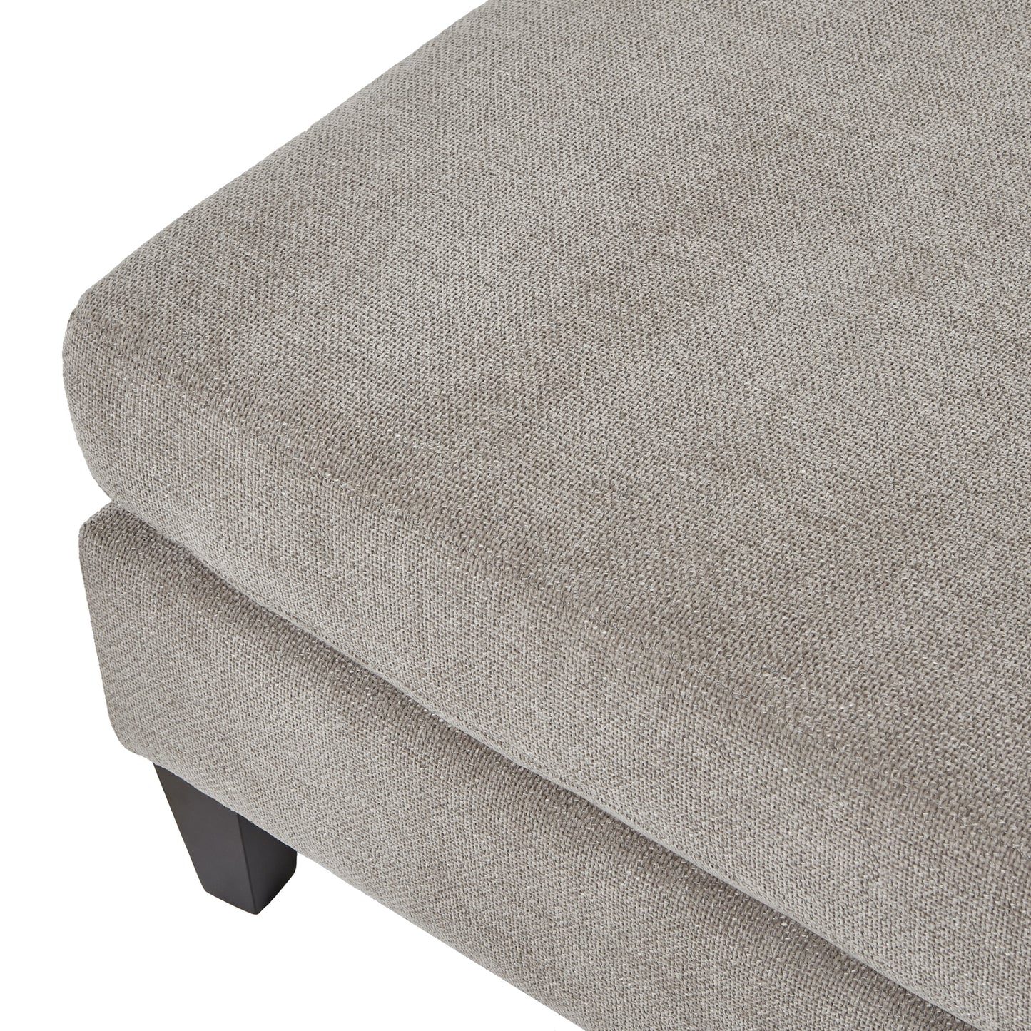 Vesper Taupe Ottoman Footstool