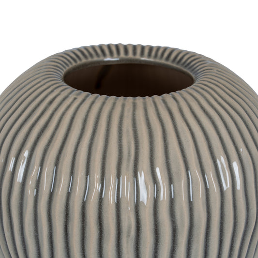 Pallida Collection Small Striped Vase - Vases