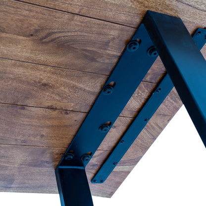 Live Edge Collection Light Acacia Bar Table