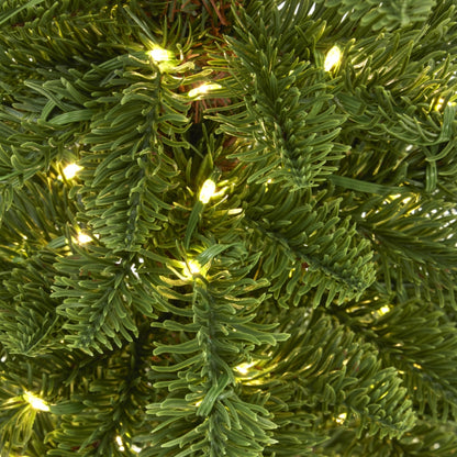 Medium Green Woodland Pre-Lit 200 Led Christmas Tree - Christmas