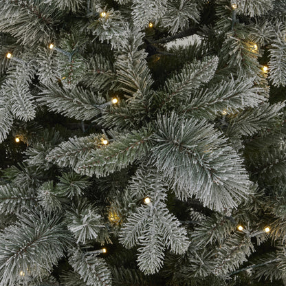 Snowy Forest Fir Pre-Lit 400L Led Christmas Tree - Christmas