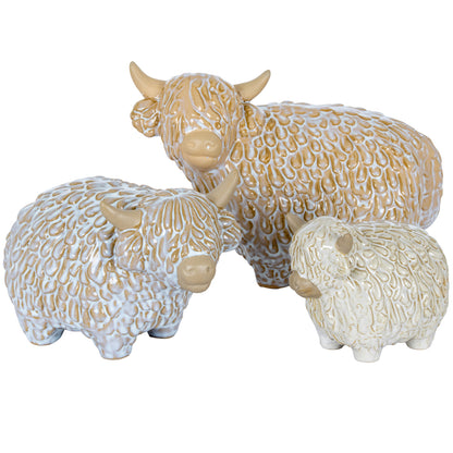 Large Alora Ceramic Highland Cow