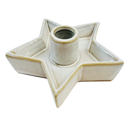 Alora Ceramic Star Candle Holder