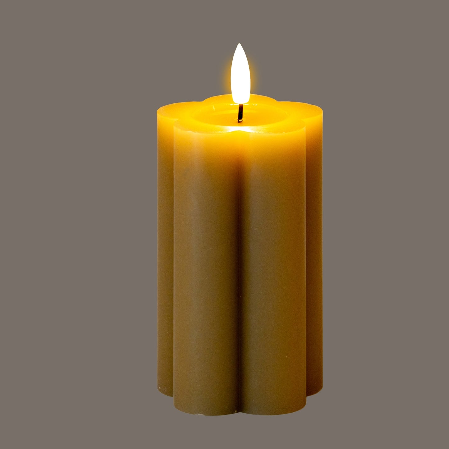 Luxe Collection Natural Glow 2.75x5 Stone LED Candle - LED