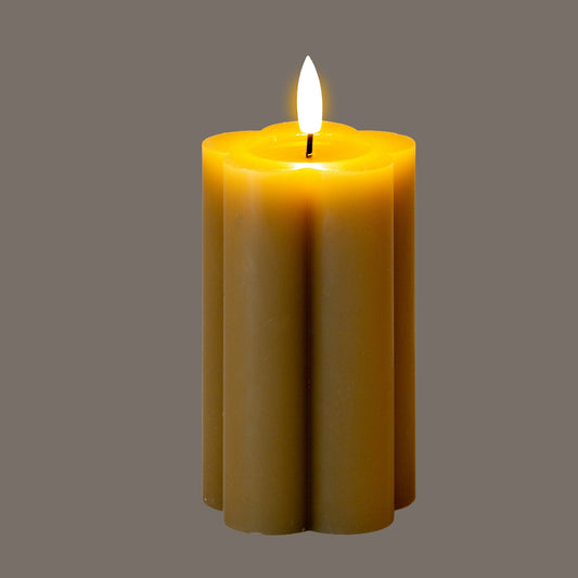 Luxe Collection Natural Glow 2.75x5 Stone LED Candle - LED