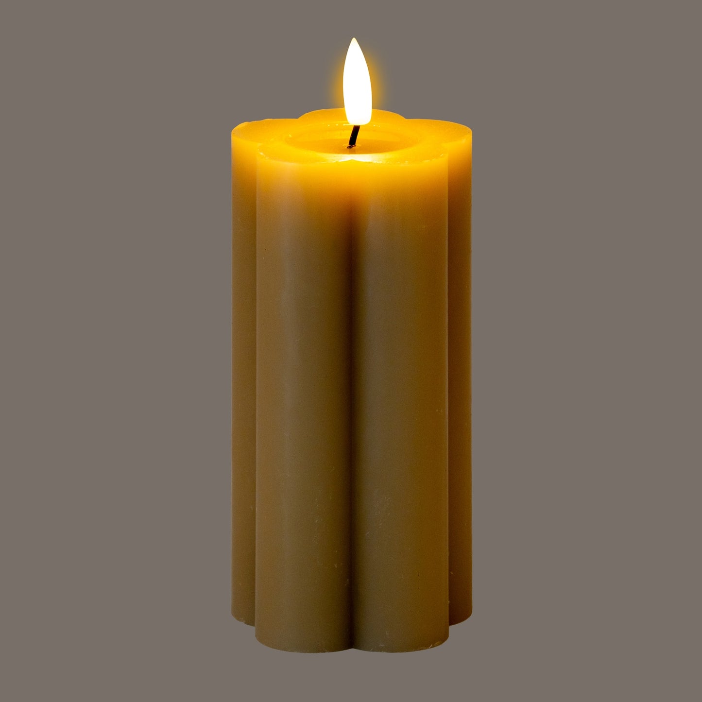 Luxe Collection Natural Glow 2.75x6 Stone LED Candle - LED