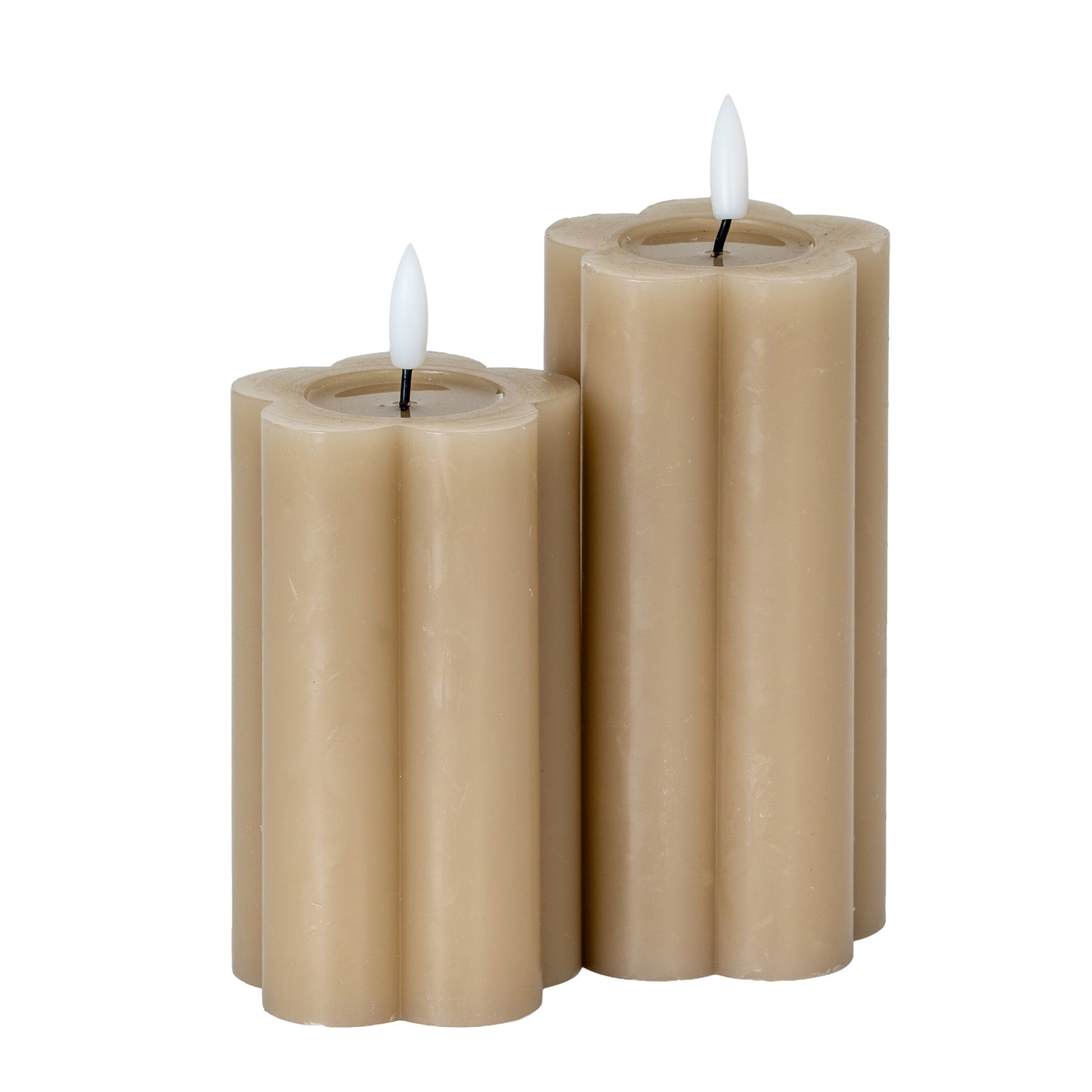 Luxe Collection Natural Glow 2.75x6 Stone LED Candle - LED