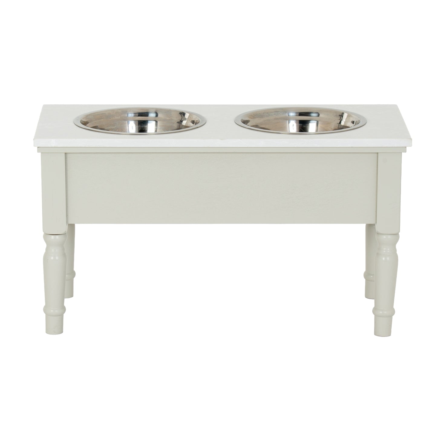 Belmont Collection Pet Feeder Table - Storage Cabinets