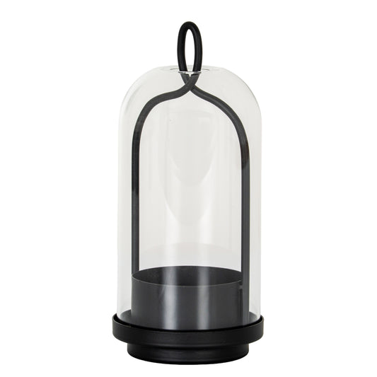 Nyx Medium Candle Holder With Glass Cloche