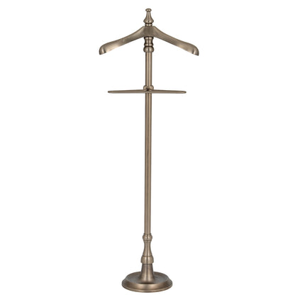 Antiqued Silver Valet Stand