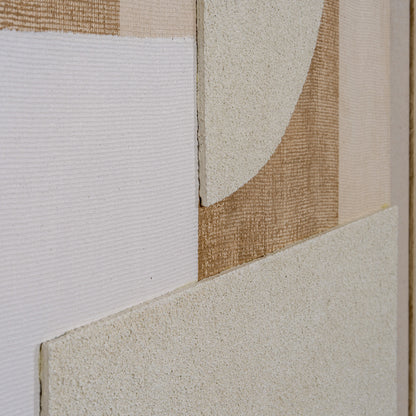 Lumera Linen Textured Canvas in Frame - Handpainted Art
