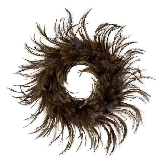 Fawn Feather Candle Wreath