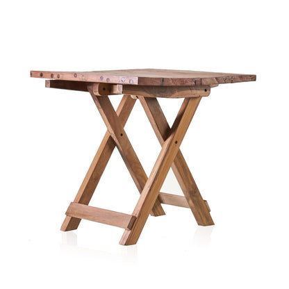 Square Folding Coffee Table - 50cm - Recycled Wood - Image square-folding-coffee-table--50cm--recycled-wood-acshop-10